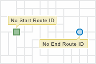 Input for one start to one end location